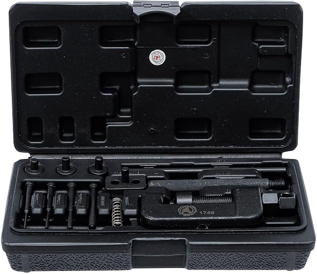 Herramienta de cortar y remachar cadena BGS 1749