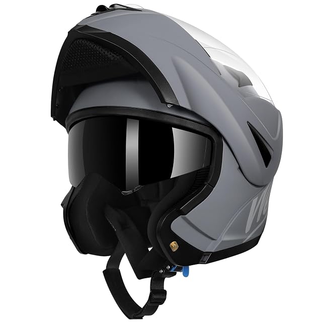 Casco modular Westt con la mentonera en posición levantada