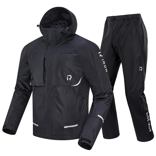 Traje de agua de dos piezas RIDEIRON, chaqueta y pantalón