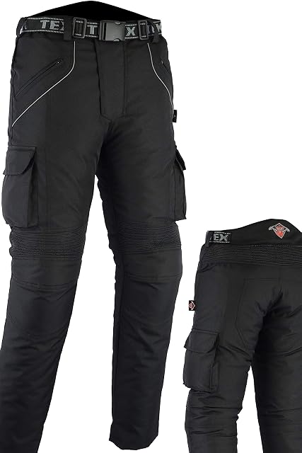 Pantalón cargo de moto Texpeed en Cordura negro