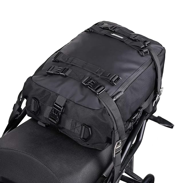 Bolsa de moto modular Rhinowalk de 20 L en negro