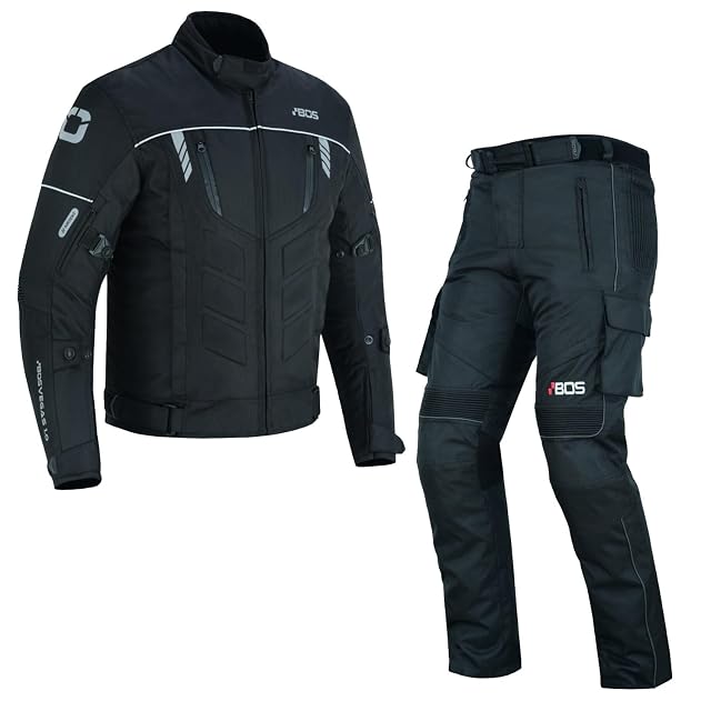 Conjunto textil BOSmoto de dos piezas, chaqueta y pantalón