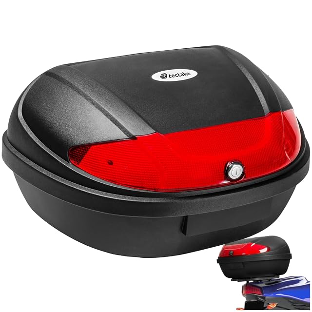 Baúl tectake de 48 L en negro mate